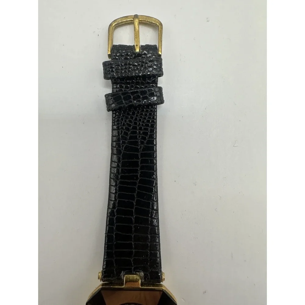 Quemex Vip‎ Womens Watch New Battery 27MM 18K Gold Plated 7.25